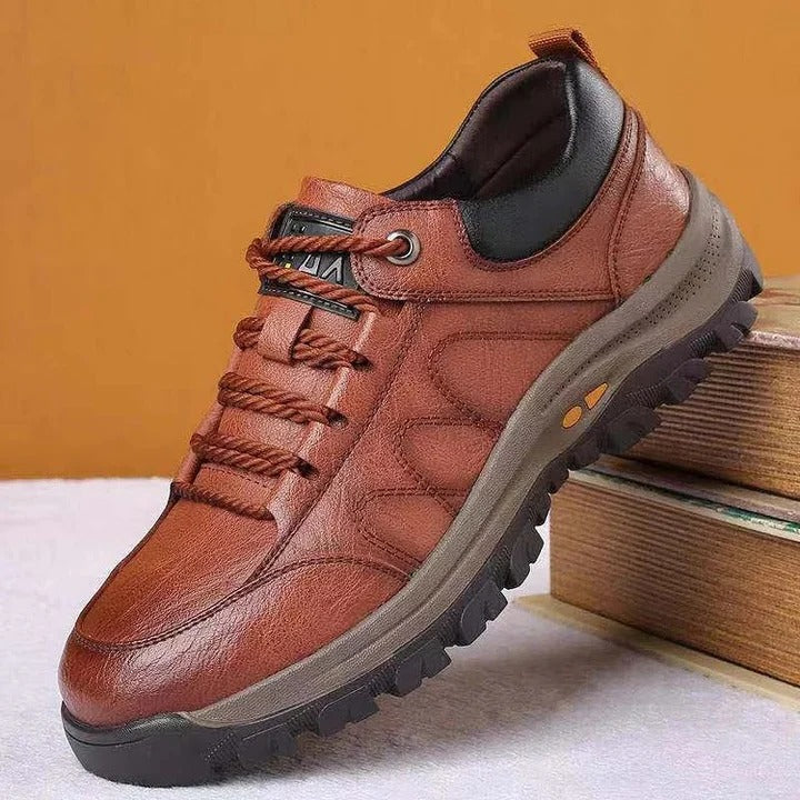 Men’s Casual Hand Stitching Arch Support & Non-slip Breathable Shoes